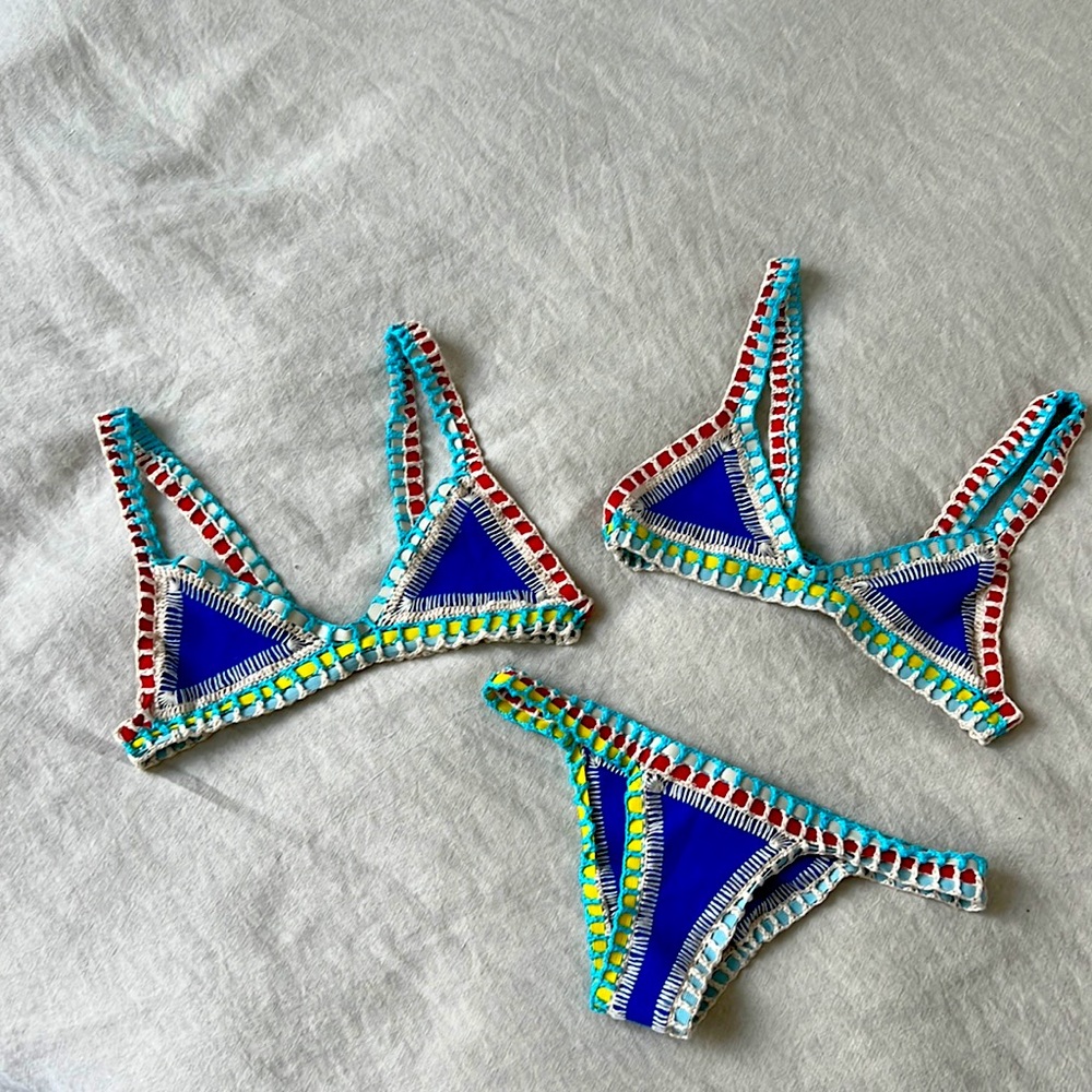 KIINI bikini SZ S Colorful Royal Blue